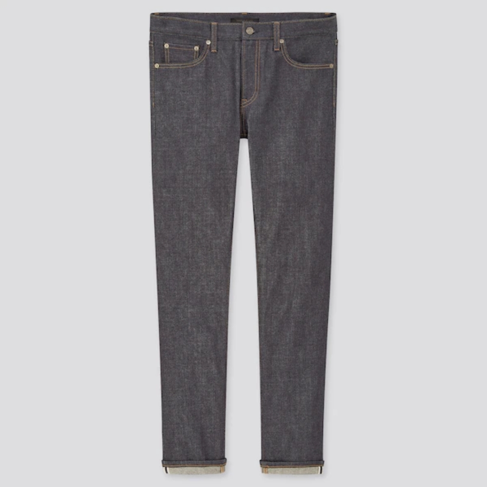 Uniqlo stretch selvedge slim fit jeans 31x32
